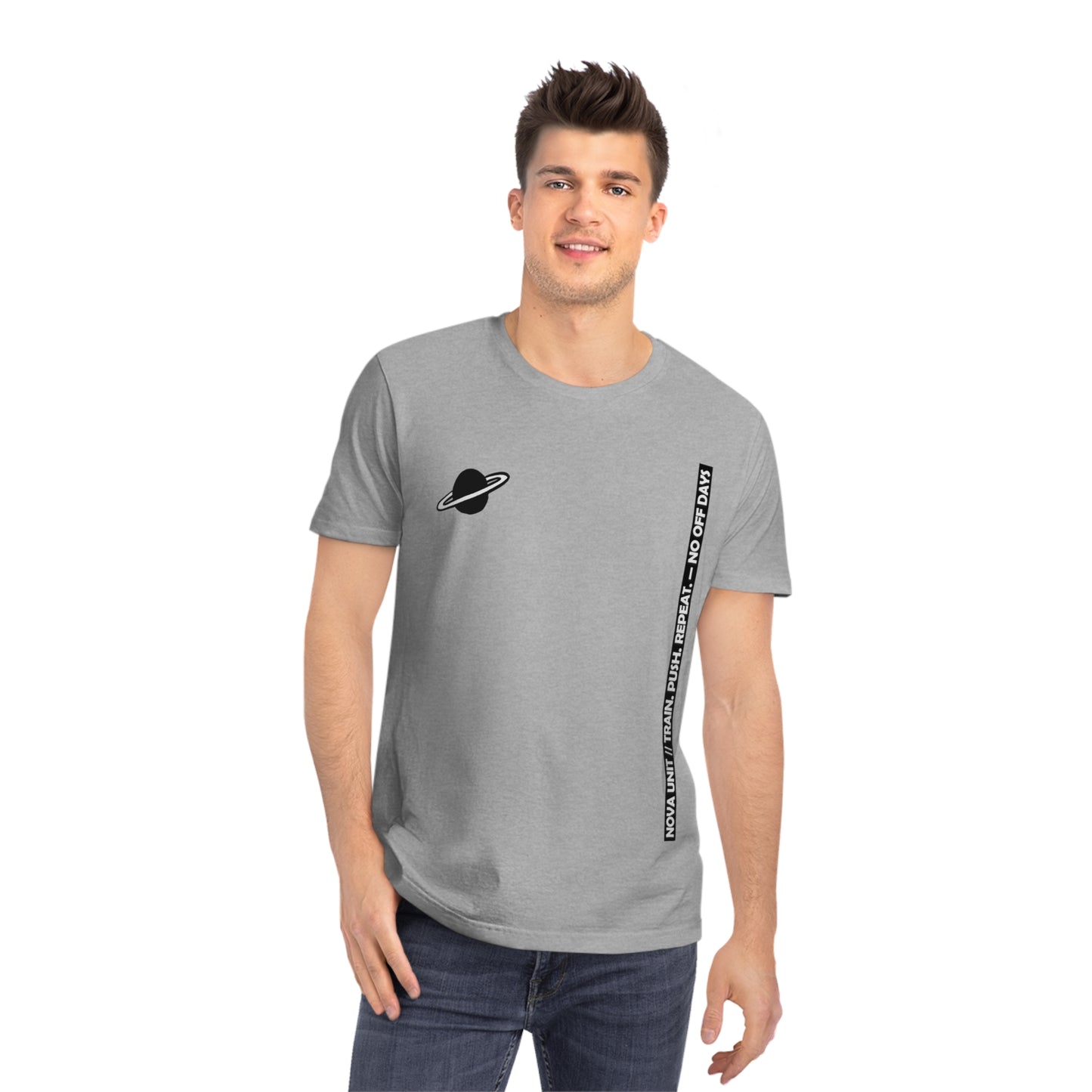 #EXPRESS DELIVERY# Light colors Rocker T-Shirt with Text  // - Unisex