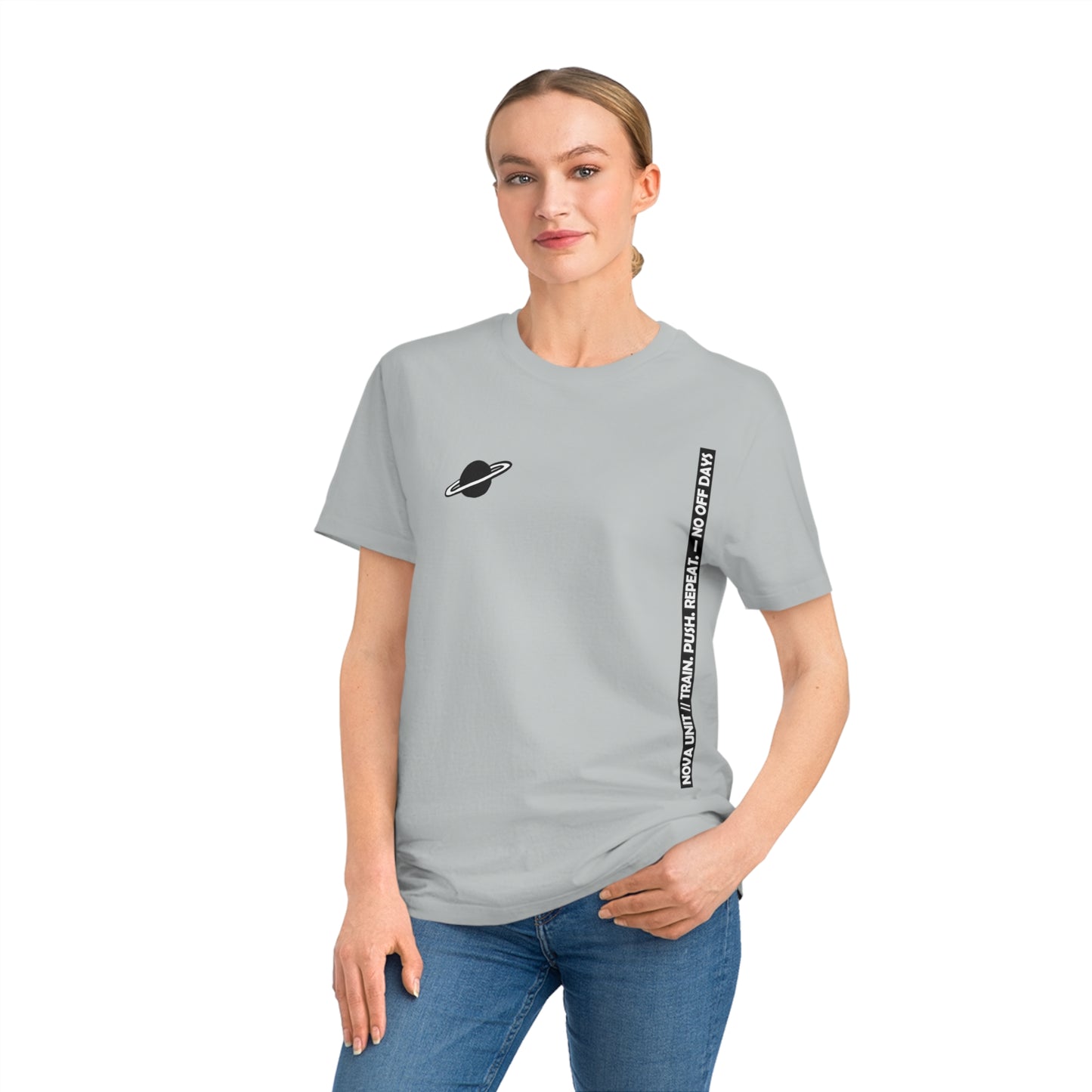 #EXPRESS DELIVERY# Light colors Rocker T-Shirt with Text  // - Unisex