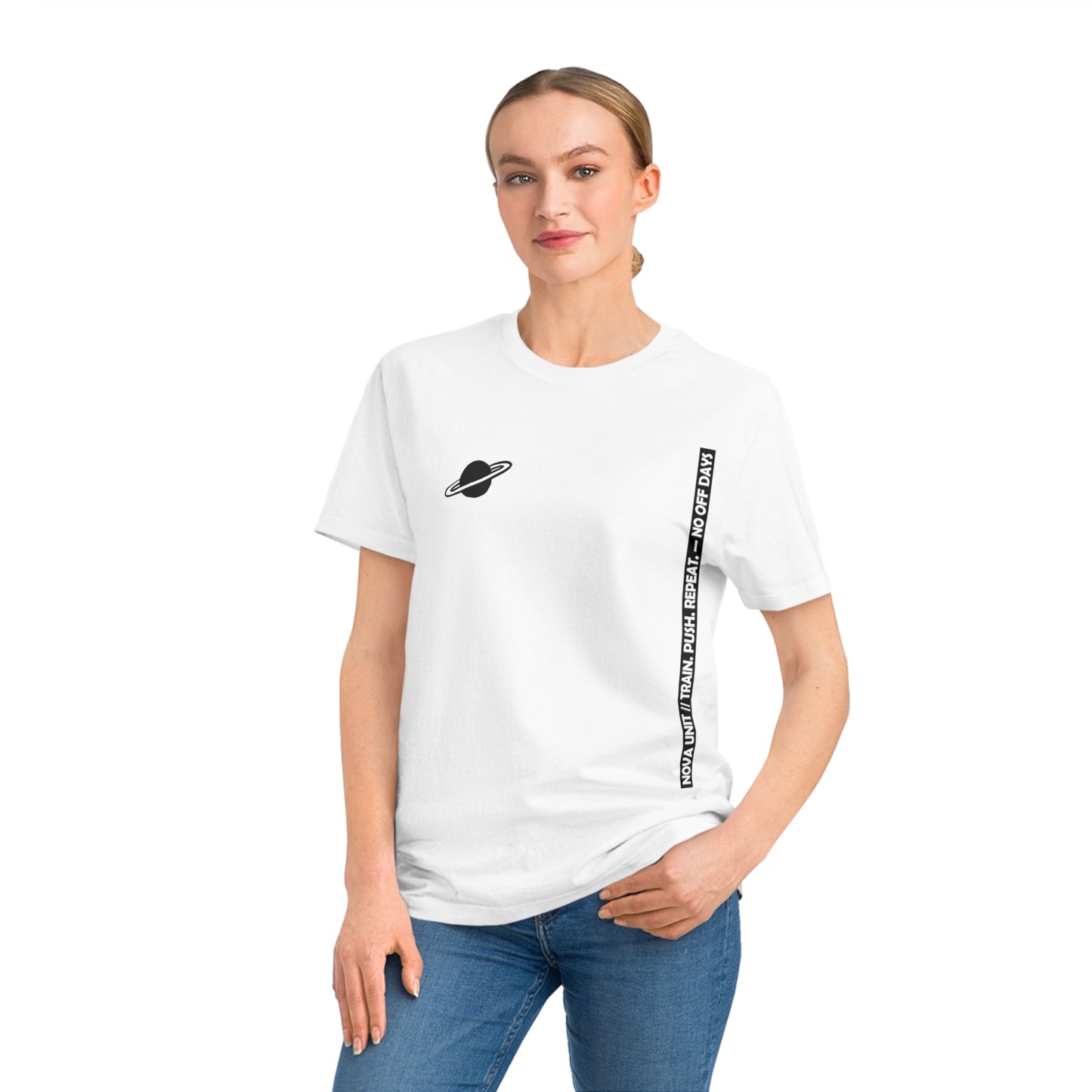 #EXPRESS DELIVERY# Light colors Rocker T-Shirt with Text  // - Unisex